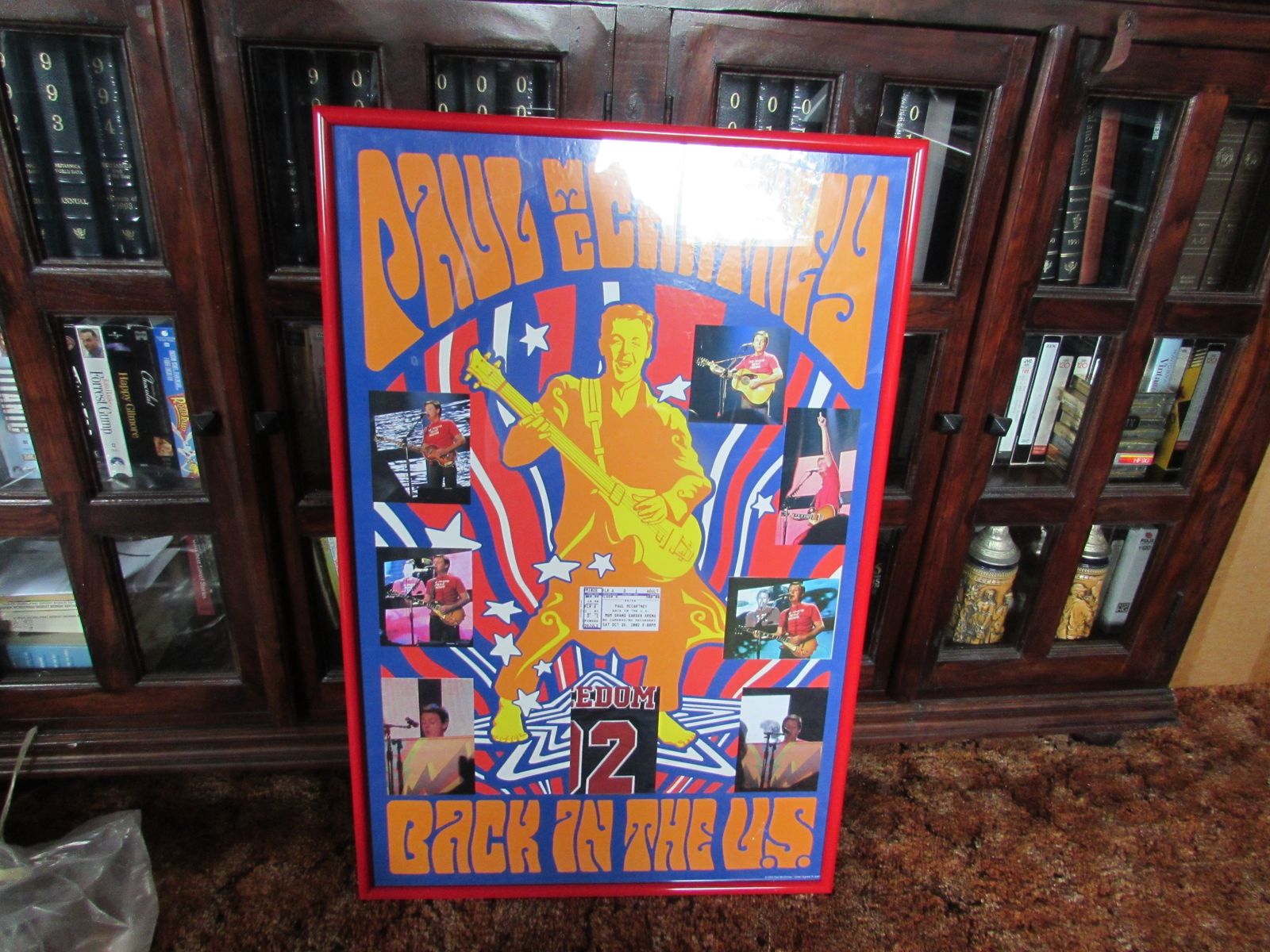 PAUL MCARTNEY BACK IN THE US 2002 POSTER"'