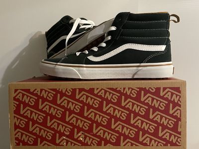 Rare Vans Filmore Hi Vansguard Suede Dark Forest Youth Size 7.0 High Top Shoes
