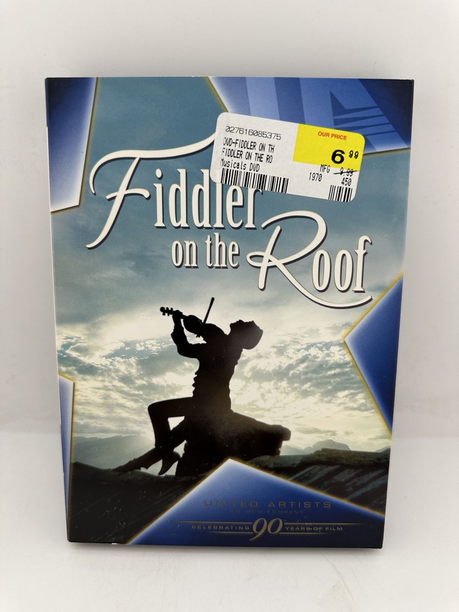 Fiddler on the Roof DVD 1971 United Artists MGM 90 Years Slipcover Musical Movie