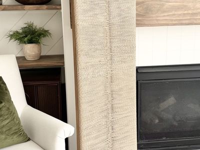 High End Morris & Co. Woven Bench Top Rattan Wood