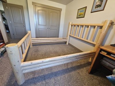 Queen Size Log Bed Frame