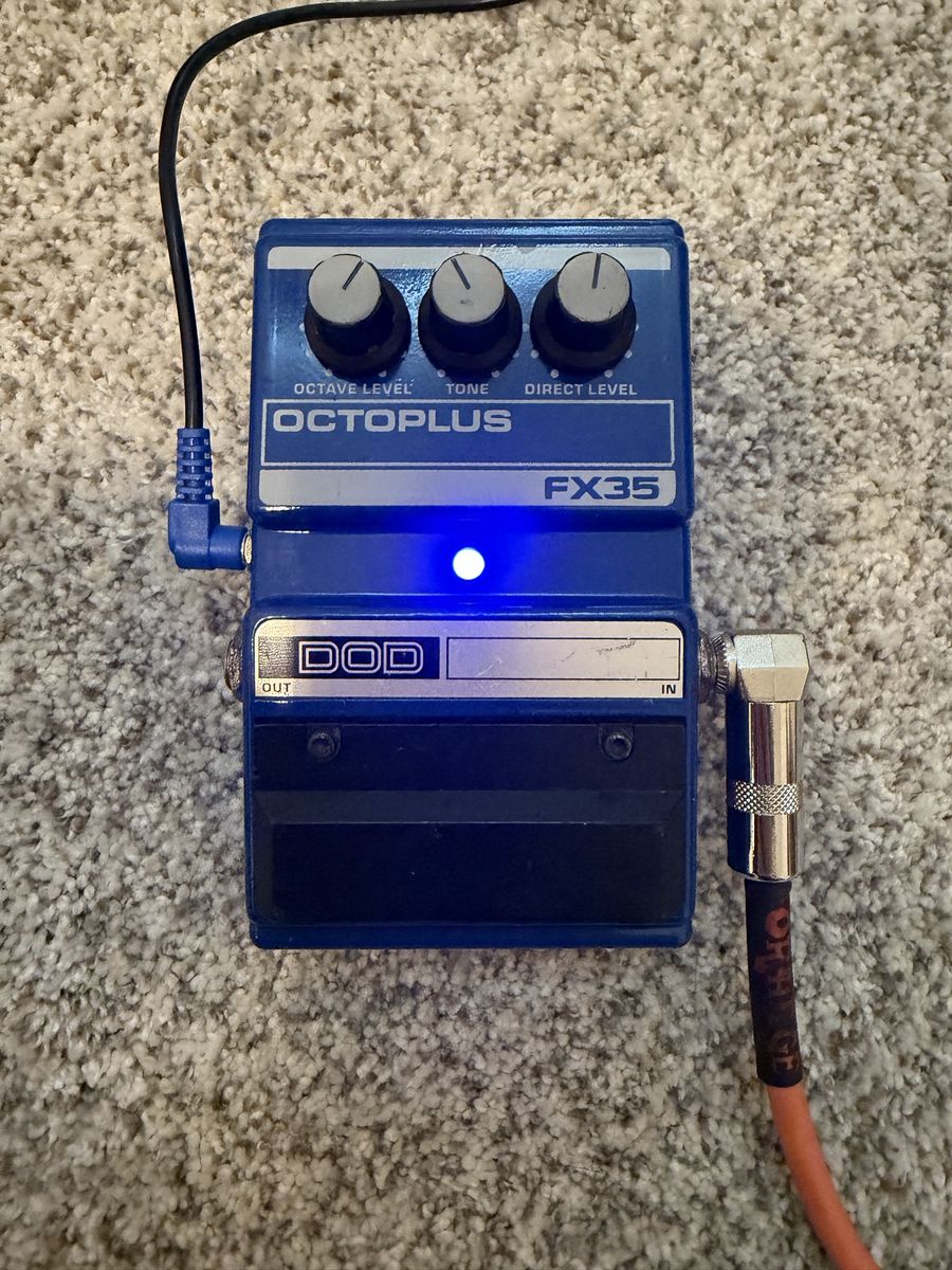 Dod octoplus octave down pedal fx