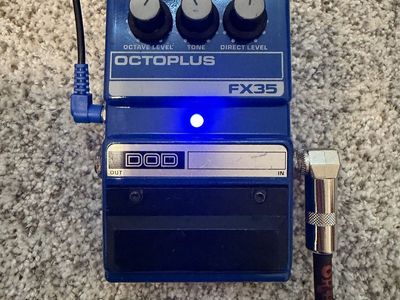 Dod octoplus octave down pedal fx
