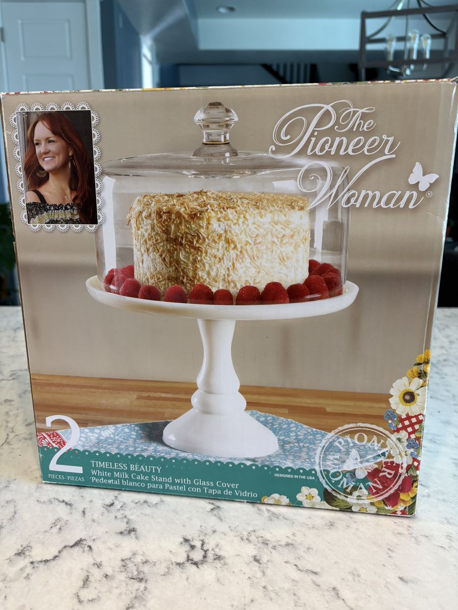 Cake Stand w/Glass Cover