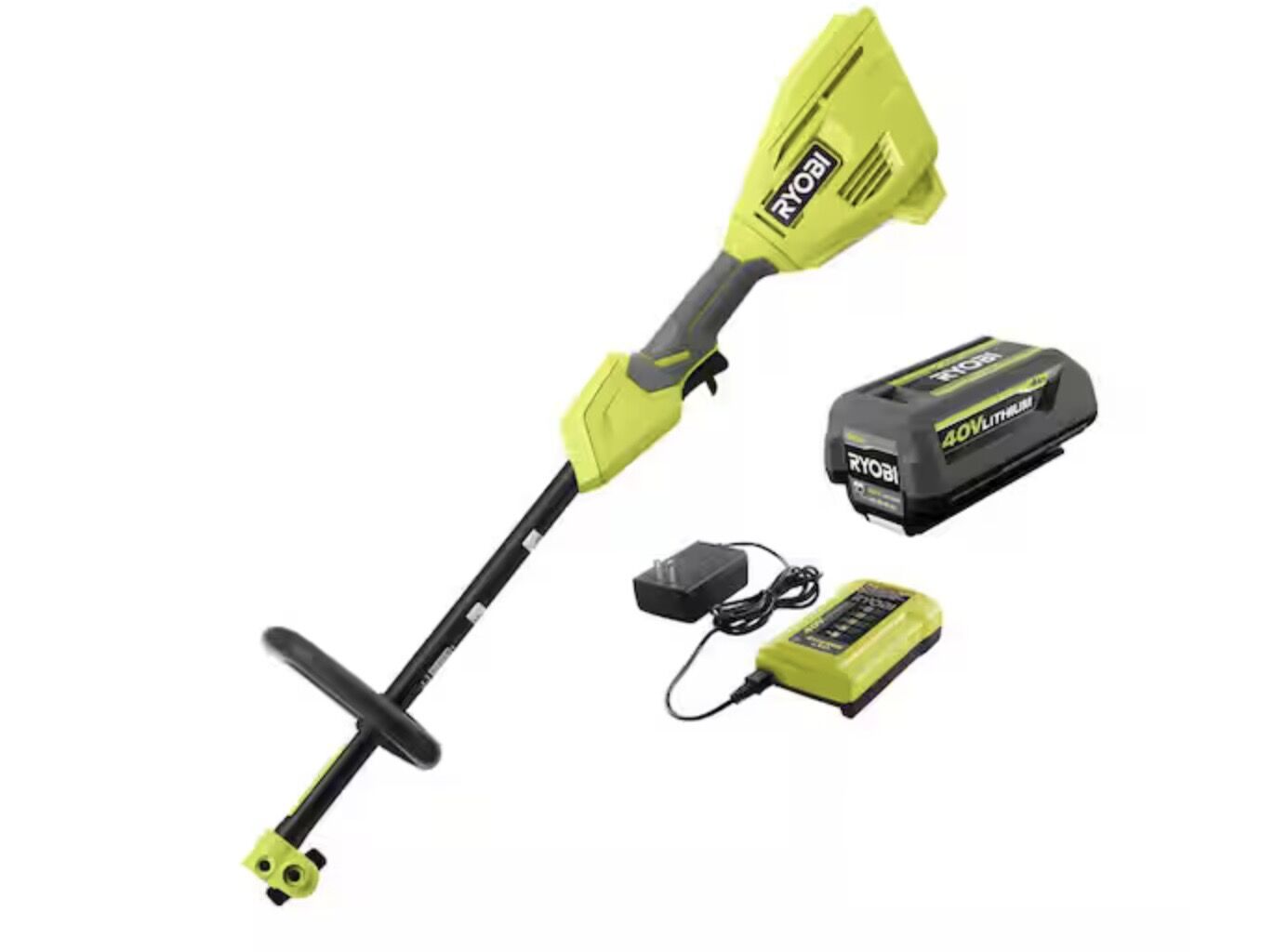 RYOBI 40V Expand-It Cordless Battery Attachment Capable Powerhead Kit