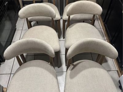 Arhaus dinning room chairs set of 6