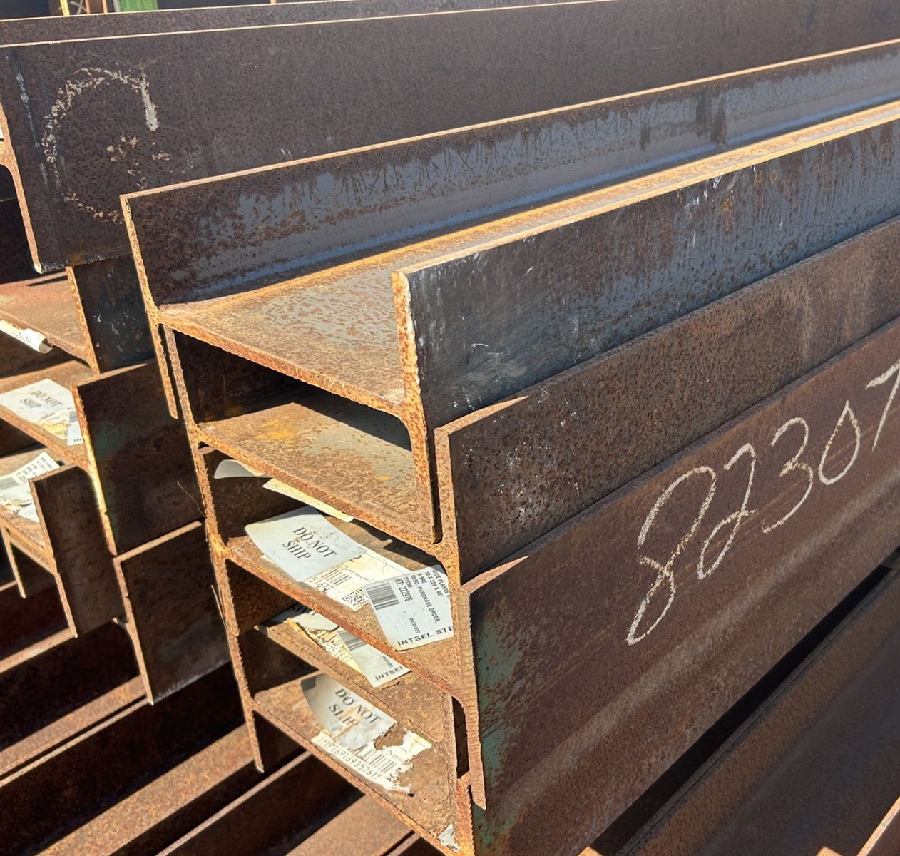 JUST ARRIVED!! Surplus Steel Wide Flange Beam 10" x 22# x 40' lengths - $659.95 each