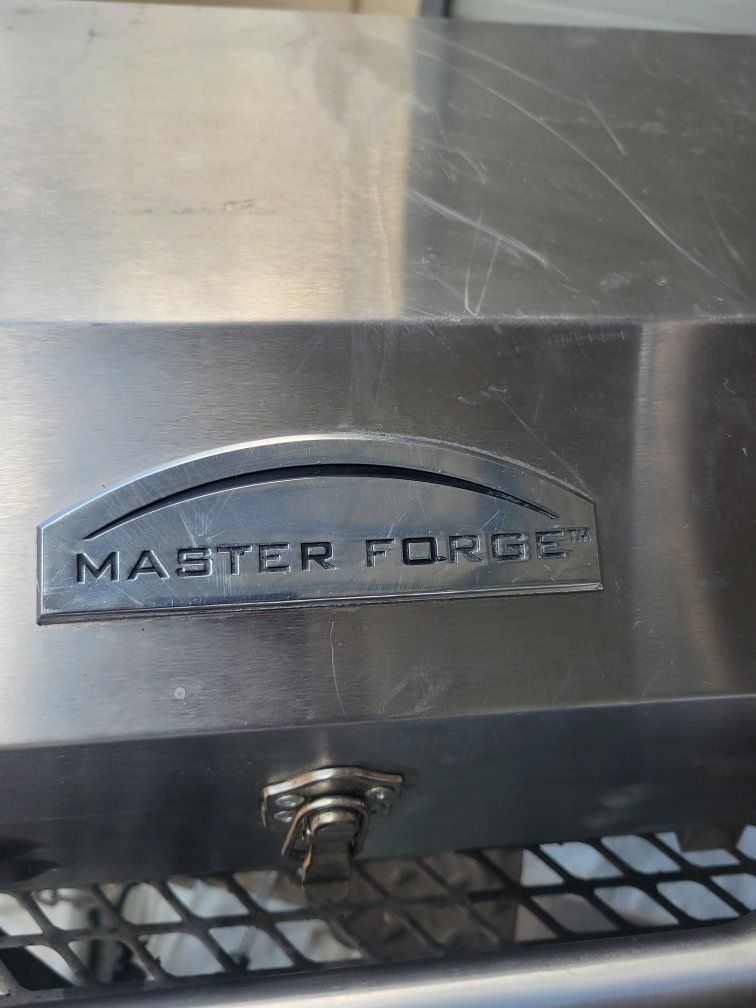 Master Forge Portable Tabletop Stainless Steel Gas Grill