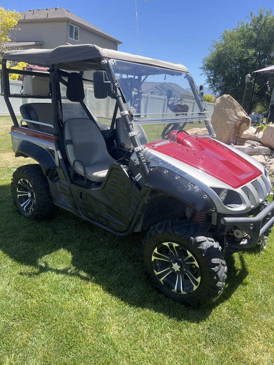 Yamaha Rhino 4x4 UTV Side-by-Side - "Throttle Boy" Edition with Winch and Roof