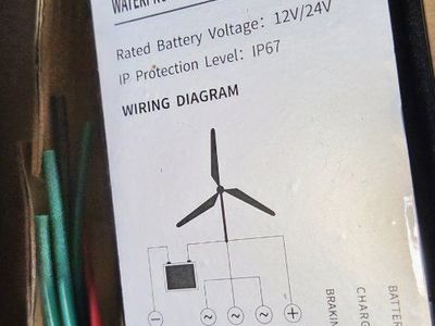 New MMABUTF 400W IP67 Waterproof Wind Turbine Controller 12V/24V Wind Generator Regulator