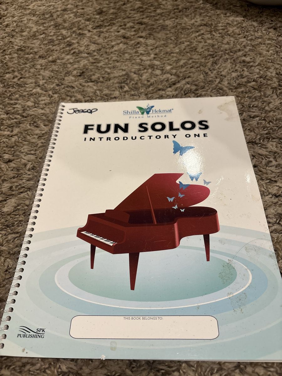 Fun Solos Introductory One Shilla Hekmat Piano Method Book
