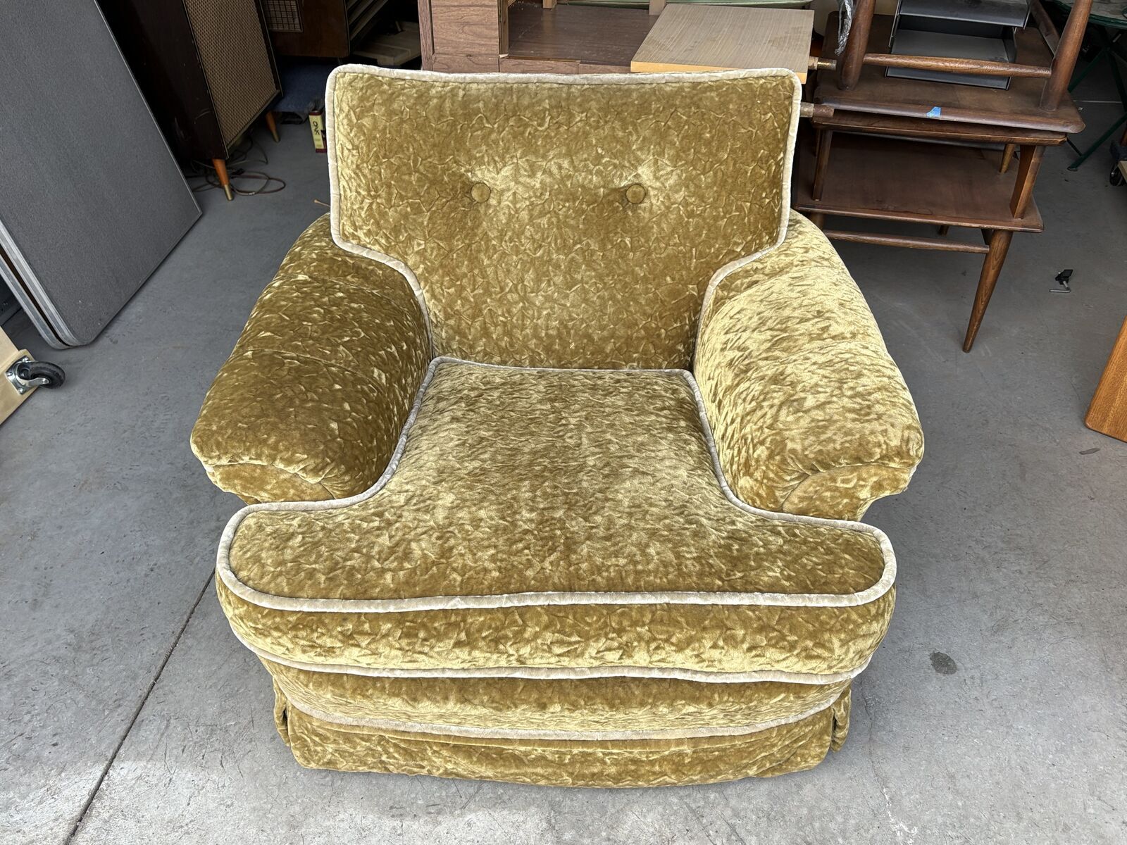 Fantastic, groovy Mid Century Modern accent armchair club chair, amazing condition MCM, Art Deco