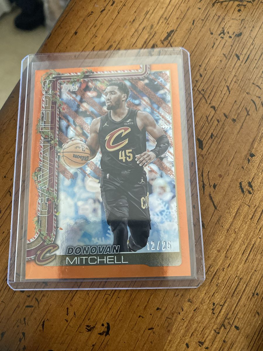 Donovan Mitchell Topps card