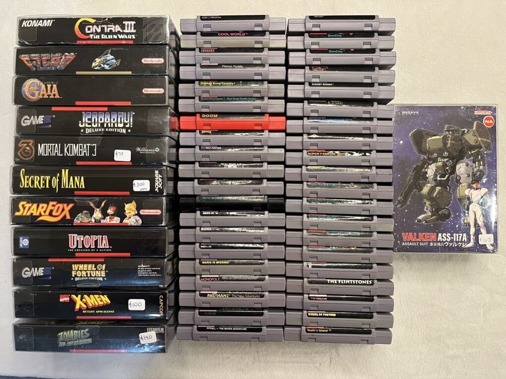 SNES Games - Please Read Description