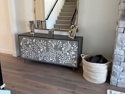 Arhaus – Entryway table + Arhaus – Entryway mirror: $2,300