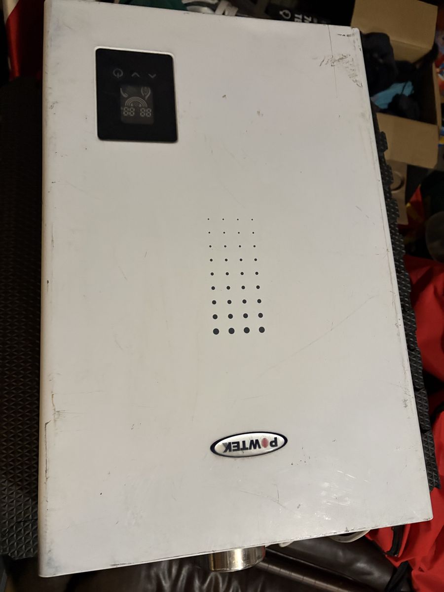 New tankless water heater