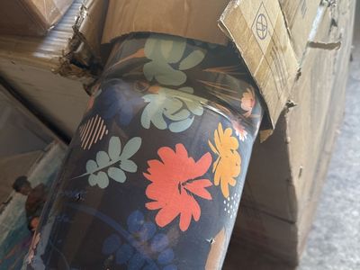 Outdoor High Back Chair Cushions 45"x21"x4" - Floral Water-Resistant Patio Cushion Set
