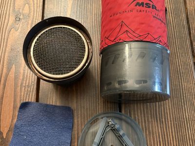 MSR Windburner camp stove