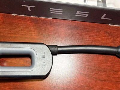 Tesla Chademo charging adapter
