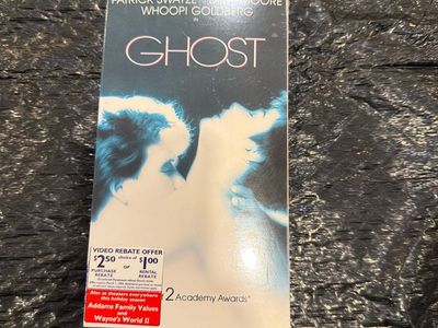 Ghost VHS Tape - Patrick Swayze, Demi Moore, Whoopi Goldberg