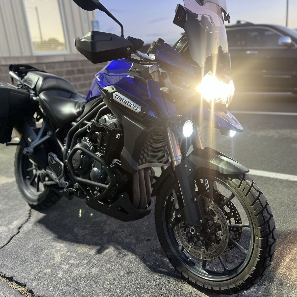 2013 Triumph Tiger 1200 XCX Motorcycle - Blue, Adventure Touring, Low Mileage