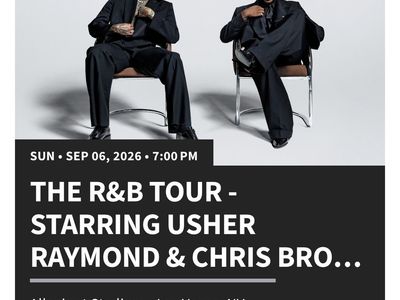 Chris Brown & Usher tickets - R&B Tour - Las Vegas 9/6