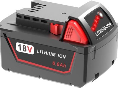 NEW 6.0Ah 18V Lithium Battery Replacement for Milwaukee M18 Battery 48-11-1850,48-11-1860
