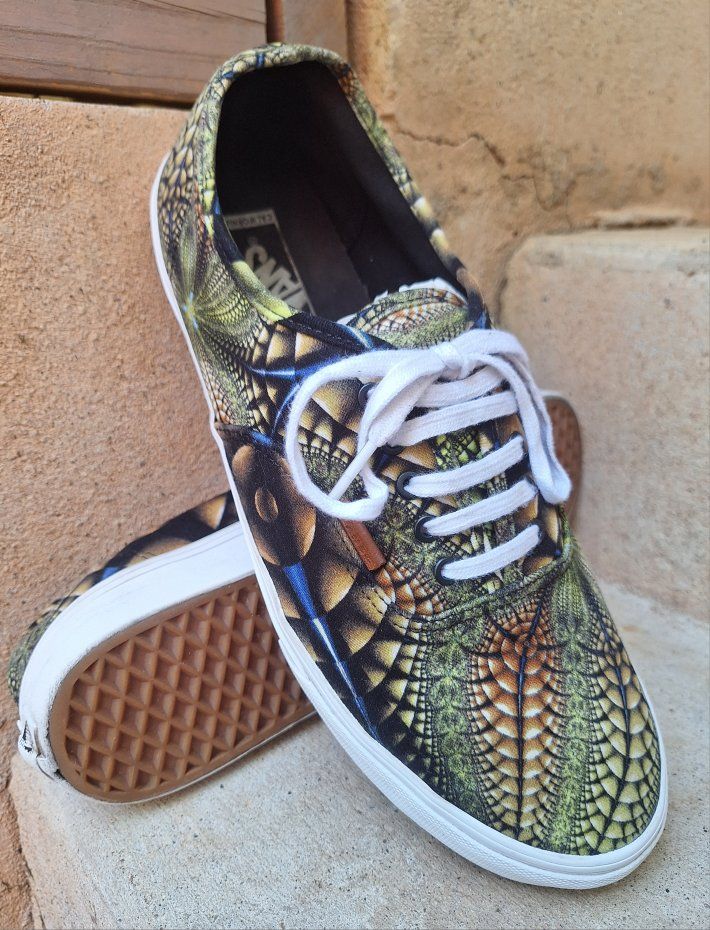 Rare Mens 13 Vans Mirror Image Low Top Sneakers