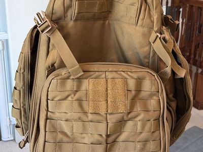 5.11 Tactical RUSH24 2.0 Military Survival Molle Backpack 37L - Kangaroo with Laptop Compartment