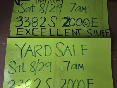 Yard Sale