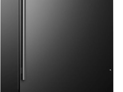 24-Inch Beverage Fridge 5.3 Cu. Ft. Black Stainless Steel