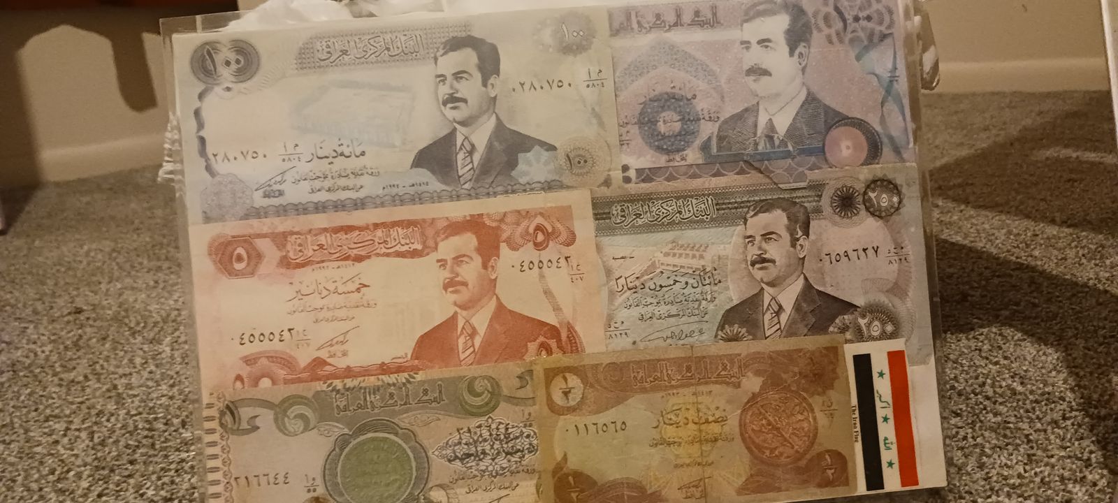 Iraq Sadam money