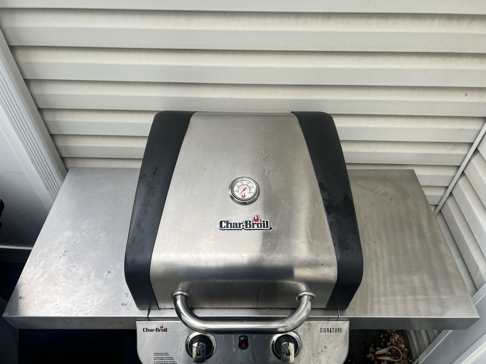 FREE Char-Broil Signature Series Gas Grill - Stainless Steel - Works Great, Missing Wheel