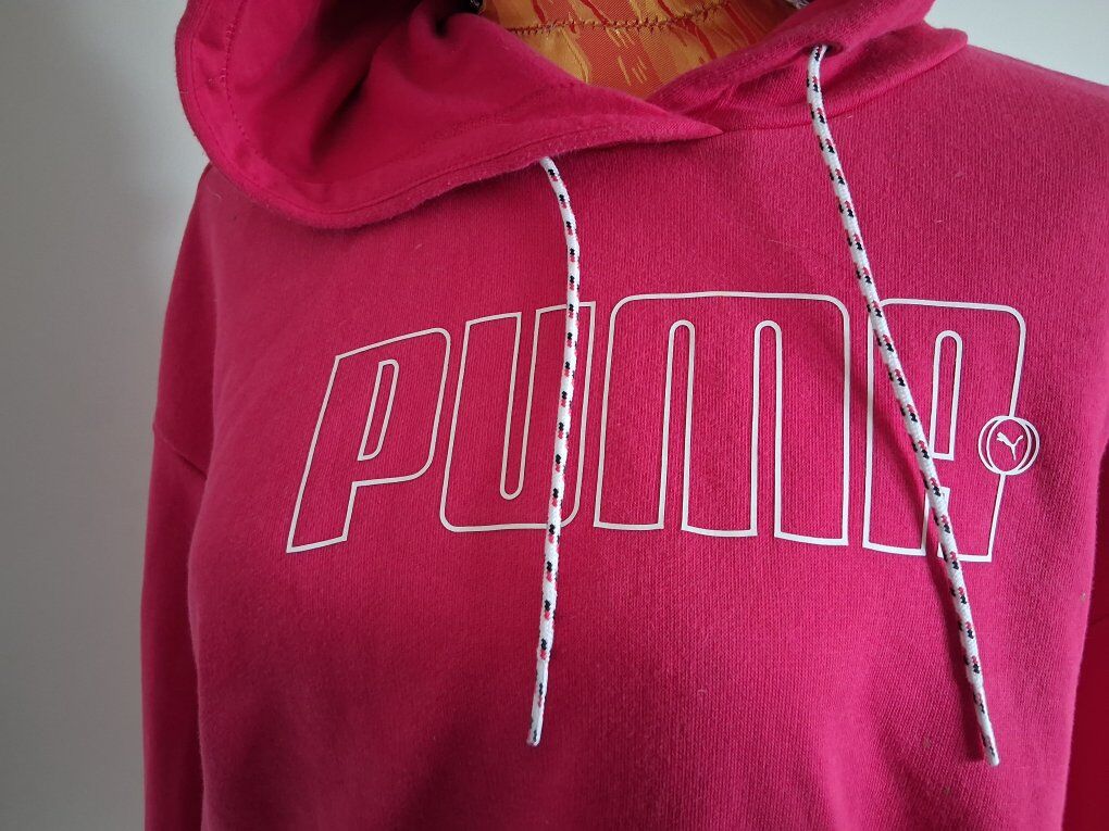 Pink Puma hoodie sz m