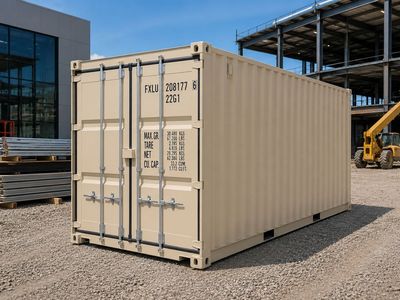 20’ Shipping Container for Sale | One Trip Conex Box | Contractor Storage
