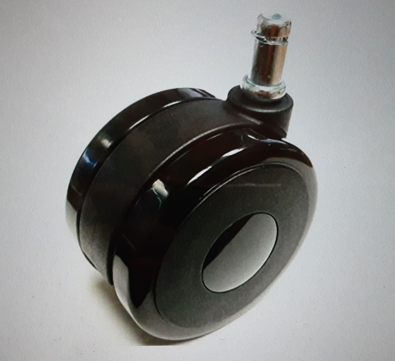 New 4-inch Heavy Duty Twin Soft Wheel Casters for Office Chairs and Furnitures: 5-Pack