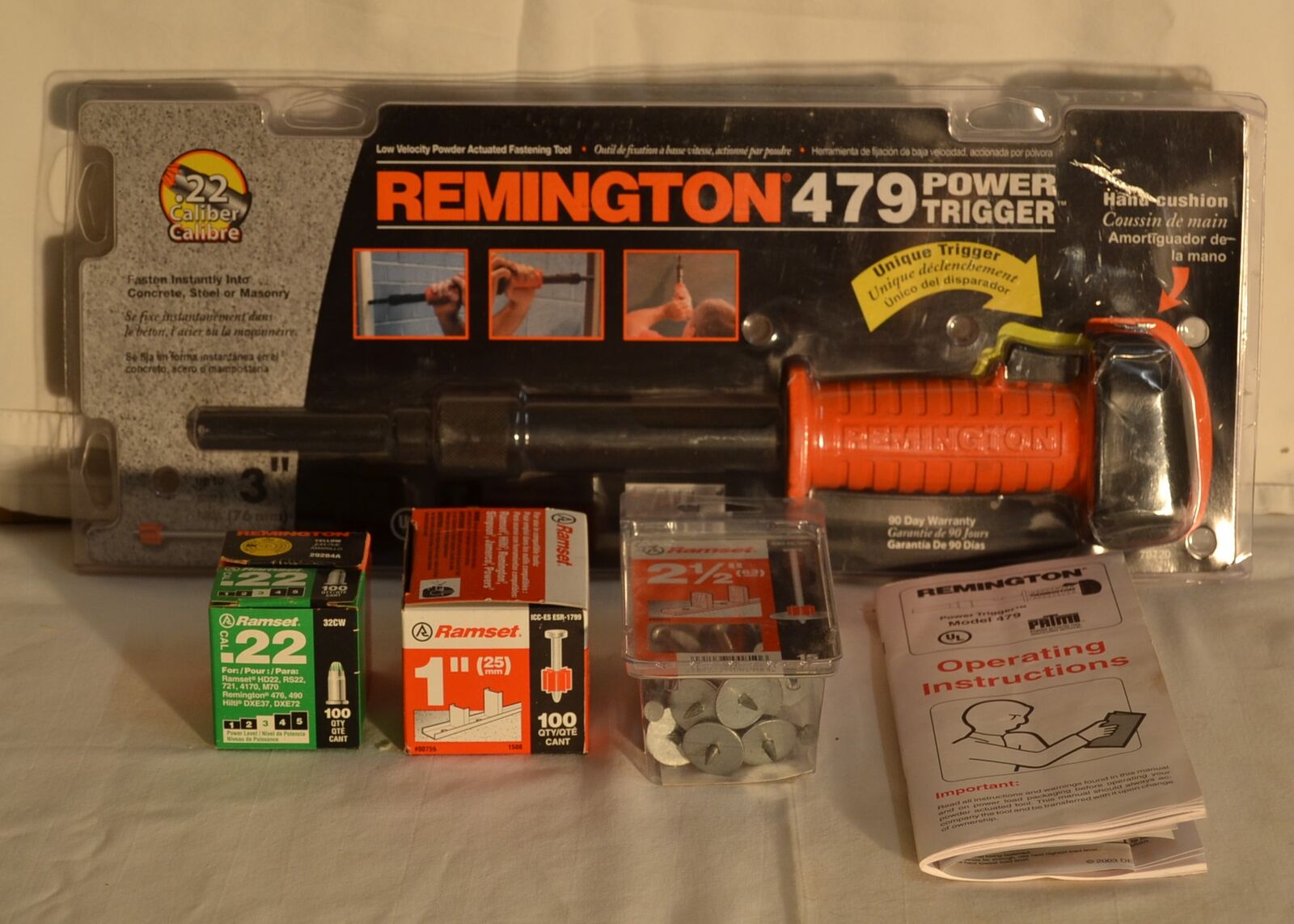 Power actuated fastening tool