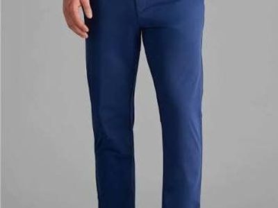 Boy's Blue Wool Suit Jacket and Pants Set - Sizes S and M