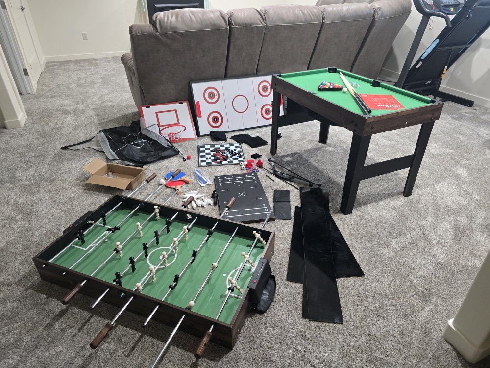 13 in 1 game table