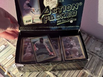 1000+ sports cards including 1993 Action Packed All-Star Gallery Series I Baseball Cards Box with Extra Packs