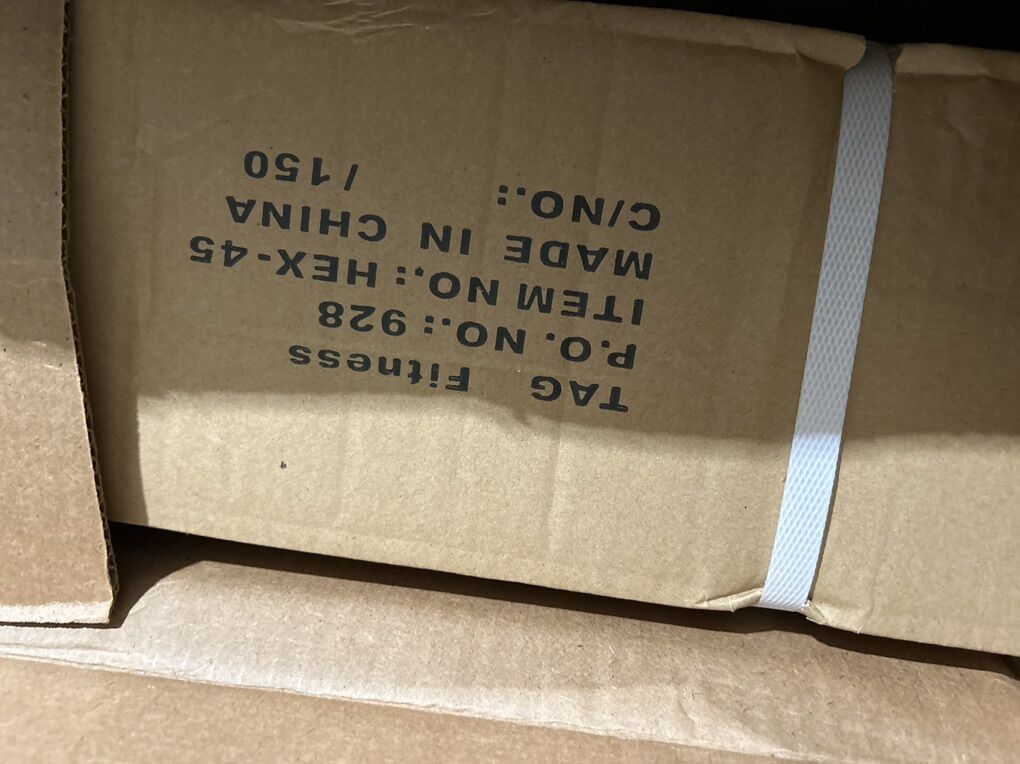 45 Lb Rubber Hex Dumbell Set