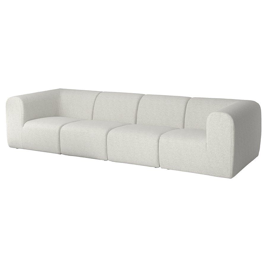 4 seat IKEA Stockholm 2025 Sofa - 
Djurmo gray/white