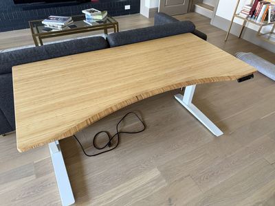 Jarvis Adjustable Bamboo Standing Desk