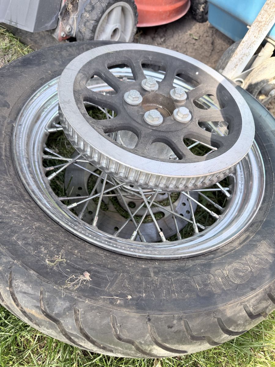 Harley Night Train Tires and Rims