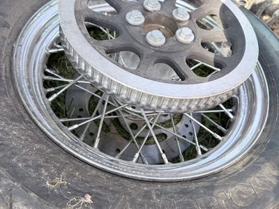 Harley Night Train Tires and Rims