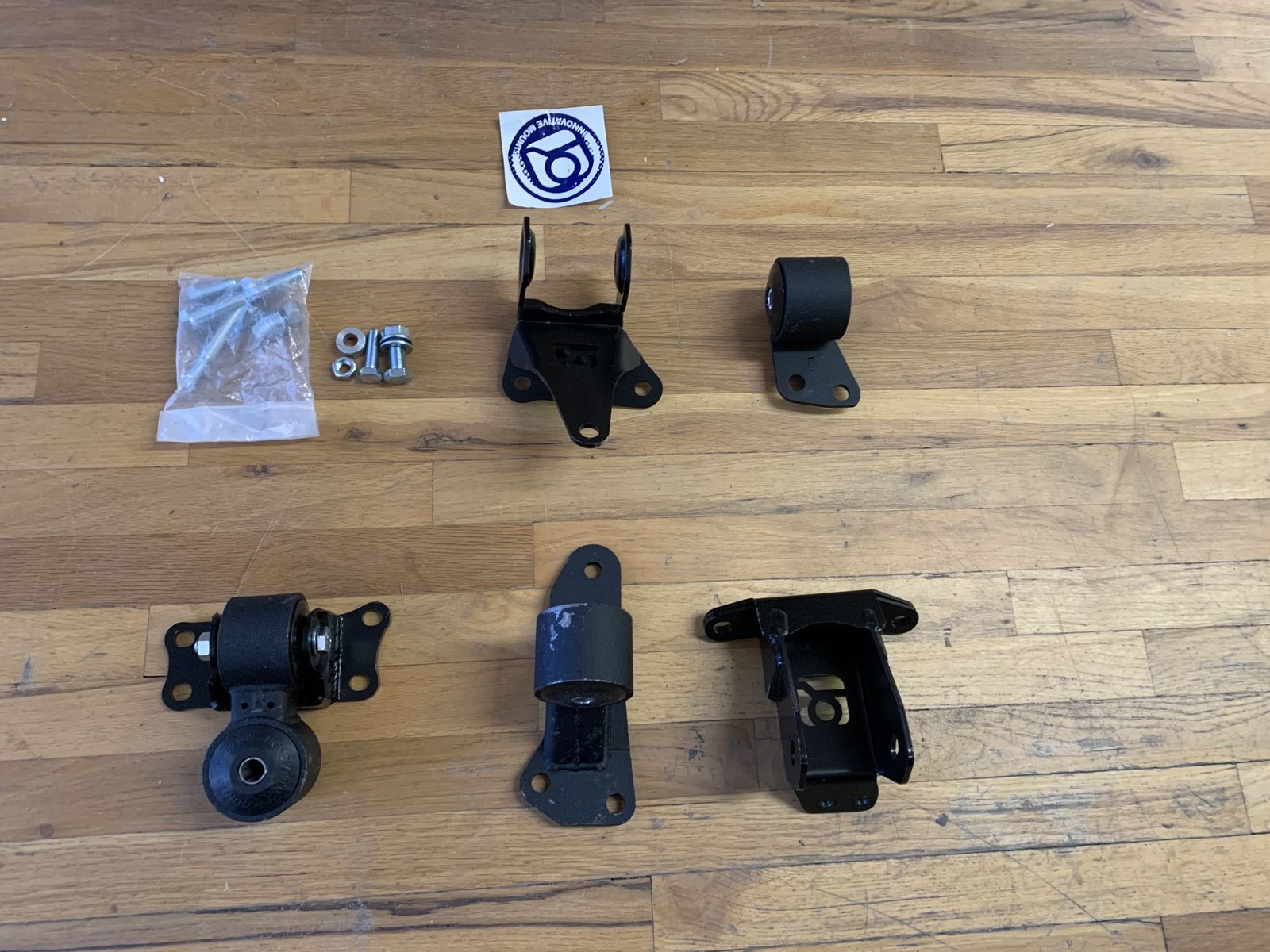 Innovative 2012-2015 Honda Civic K-Series Black Steel Mounts 75A Bush Mounts 91250-75A Civic Si