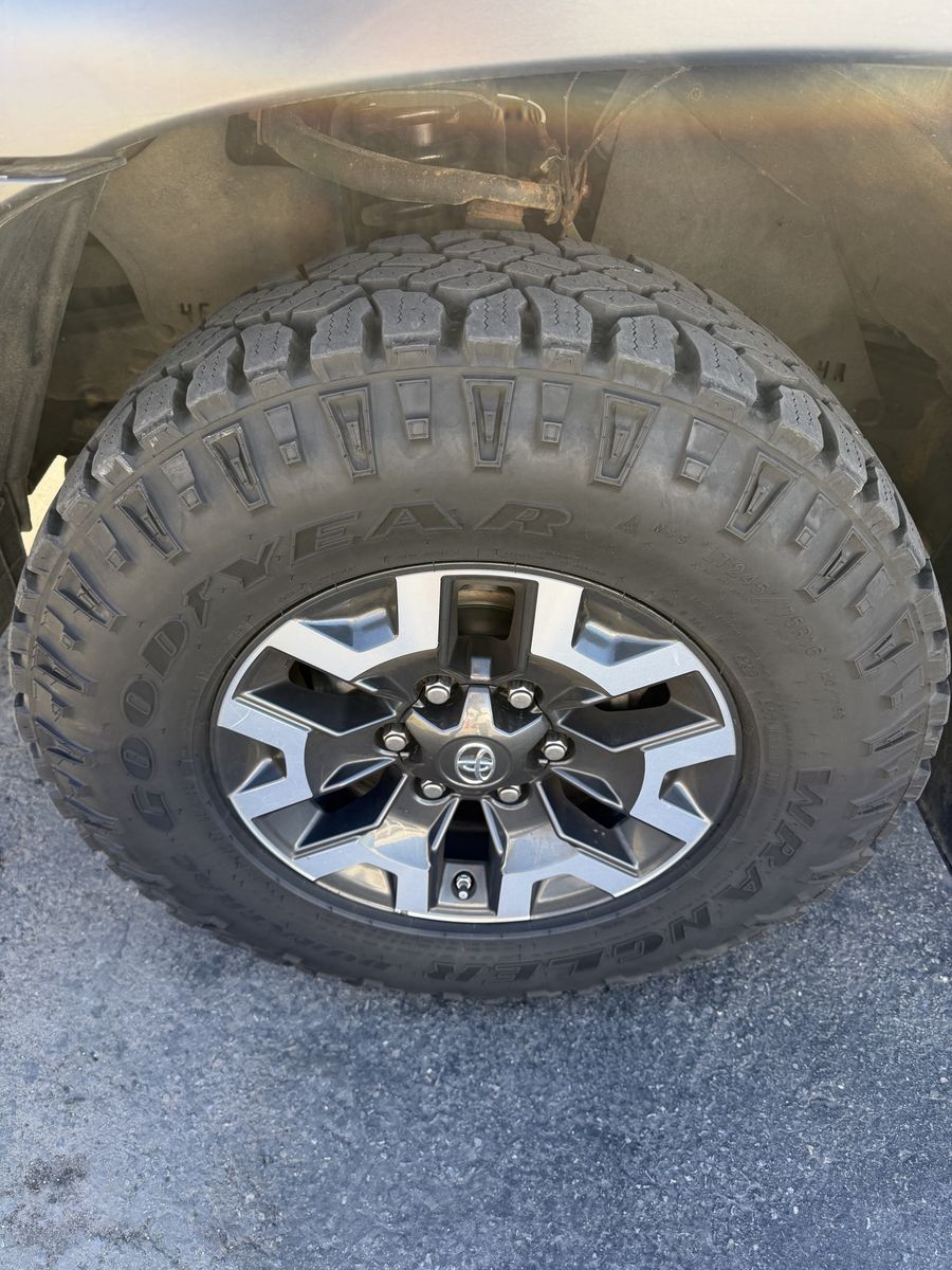 TRD Off road premium wheels on 245/75/16 Good Year Duratracs