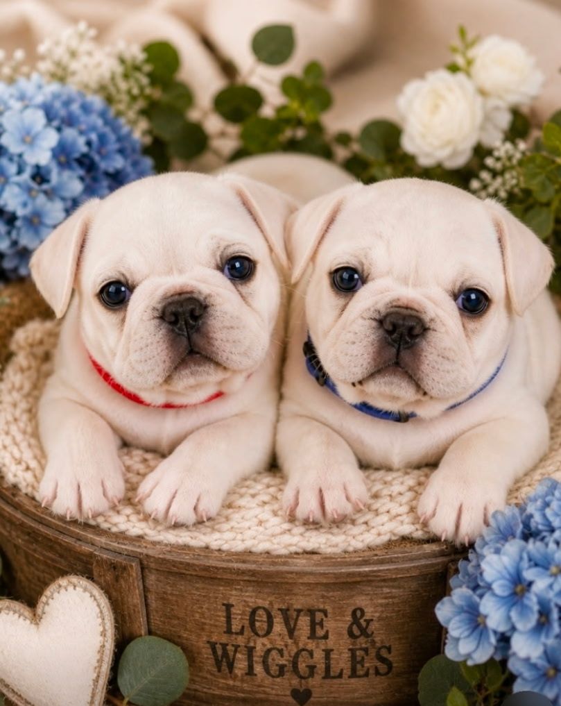Rare White Pug Puppies Ready Now!