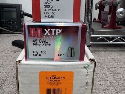 45 Cal Bullets