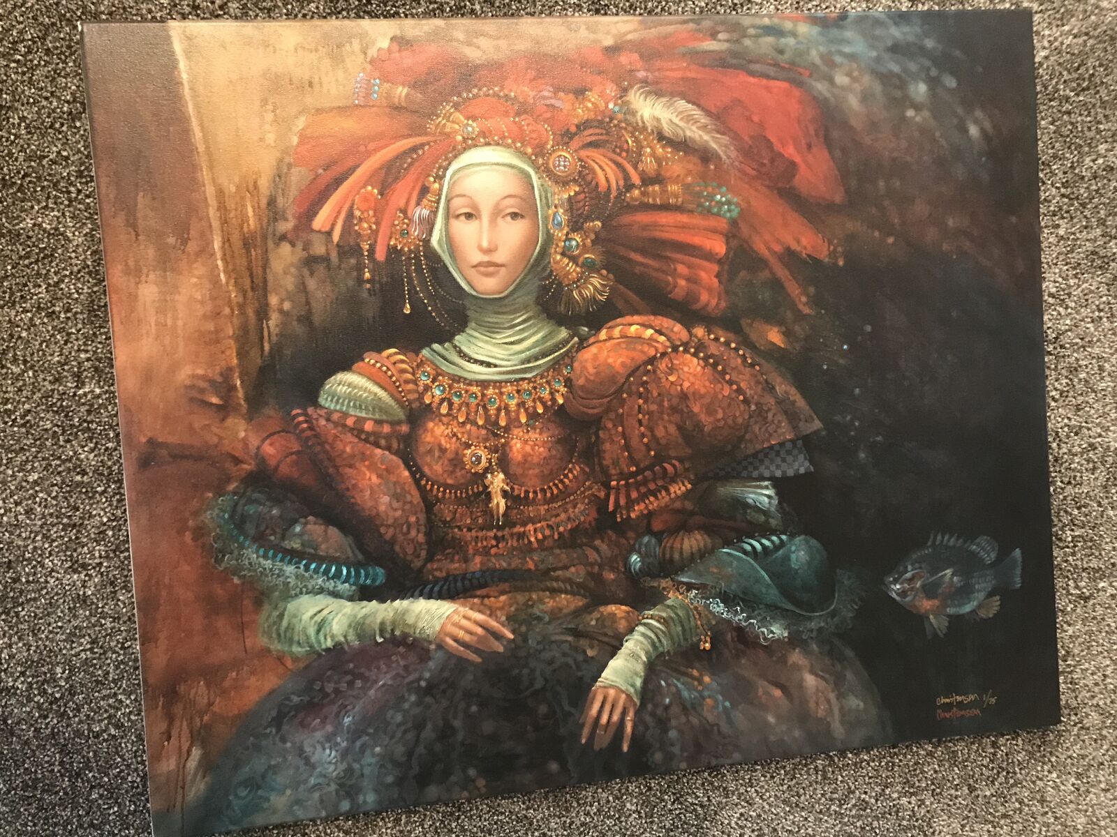 James Christensen "la duquesa" 32" x 26" #1/75